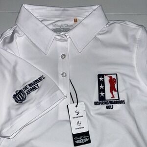NWT Straight Down‎ Performance Women M Inspiring Women's Golf "Warriors Journey"